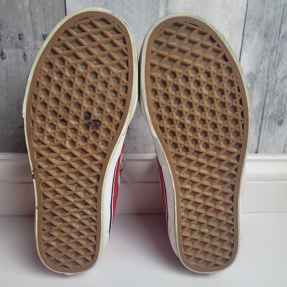 Vans Racing Red SK8-HI Sneakers 4.5 - Picture 6 of 7